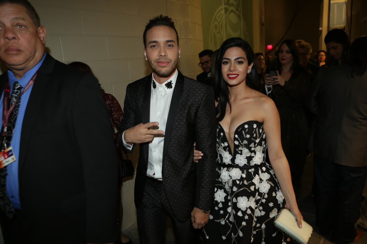 Prince Royce y Emeraude más cute que nunca.