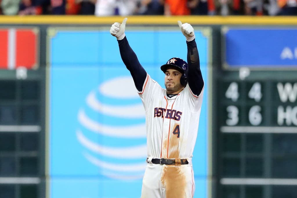 <b>George Springer</b> es otra de las piezas fundamentales para los 
<b>Astros</b> en su juego.