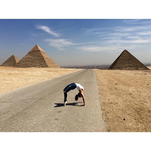 Y a pesar de estar triste por su último día en Egipto, se lo gozó al máximo. Habrá que esperar a dónde va ahora.