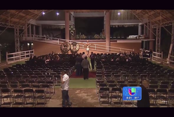En el rancho se acondicionó para realizar los funerales, los cuales se tiene previsto que duren cerca de cuatro días.