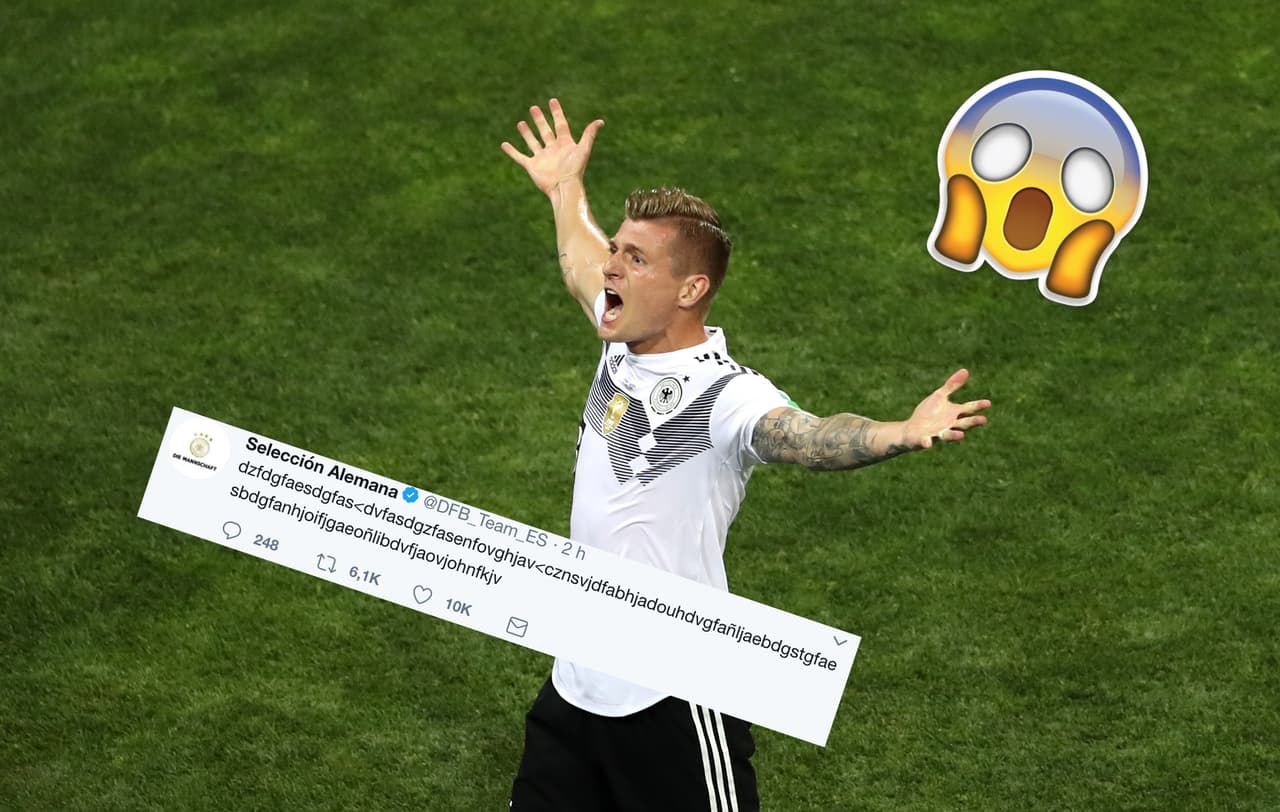 Hasta la cuenta de Twitter de Alemania enloqueció con el golazo de Toni Kroos de último segundo