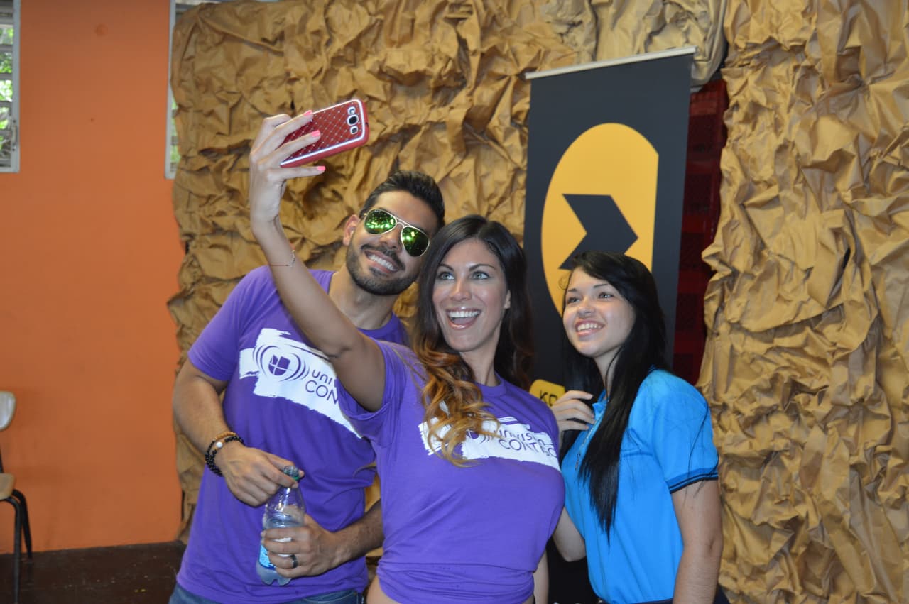 Los animadores de La Banda Soundcheck motivaron a los estudiantes a que sueñen en grande, que no se den por vencidos y que sigan estudiando para que se forjen como excelentes seres humanos, se destaquen y alcancen el éxito dondequiera que vayan.