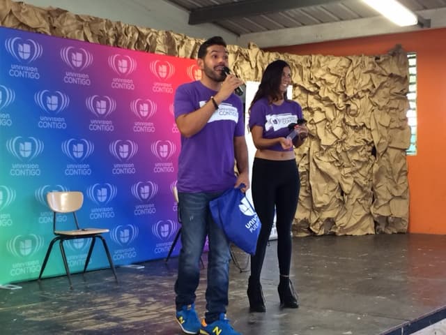 Los animadores de La Banda Soundcheck motivaron a los estudiantes a que sueñen en grande, que no se den por vencidos y que sigan estudiando para que se forjen como excelentes seres humanos, se destaquen y alcancen el éxito dondequiera que vayan.