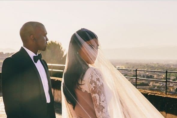 La parejita se casó en Italia.