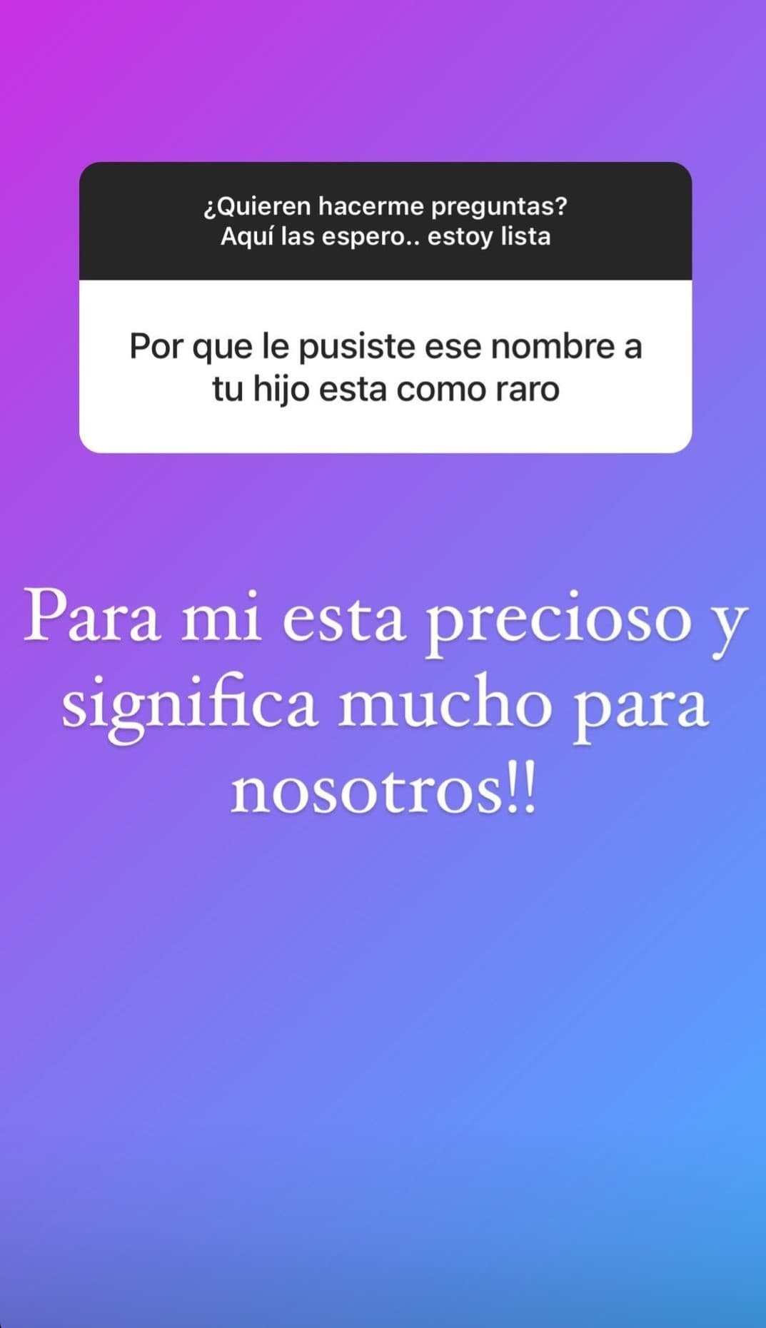 Entre la comunidad hispana no es tan común el nombre que le pondrán a su bebé, pero para Fran y para su esposo, Gennaro es muy especial, sobre todo por el origen italiano de Francesco.
