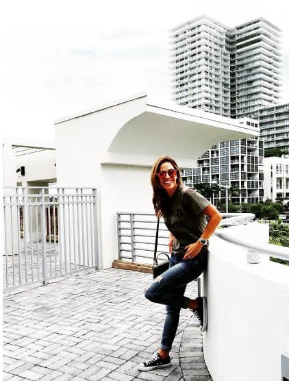 Antonella, una de las hijas de Karla Martínez tomó esta preciosa imagen de su mami (Septiembre 26, 2016)