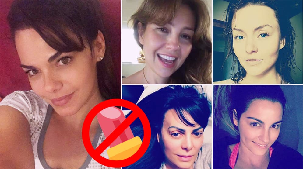 Livia Brito se mostró sin maquillaje, así se ven otras actrices con cara lavada