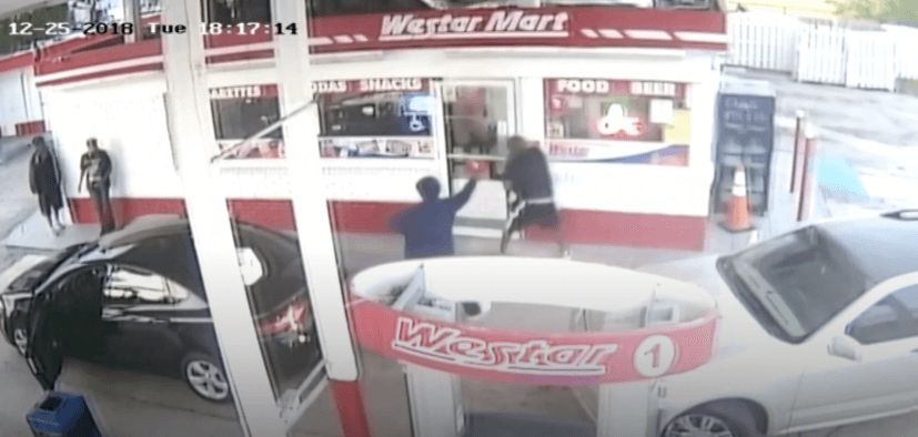 Revelan el video del momento en que un hombre es baleado en una estación de gasolina en Fort Lauderdale 