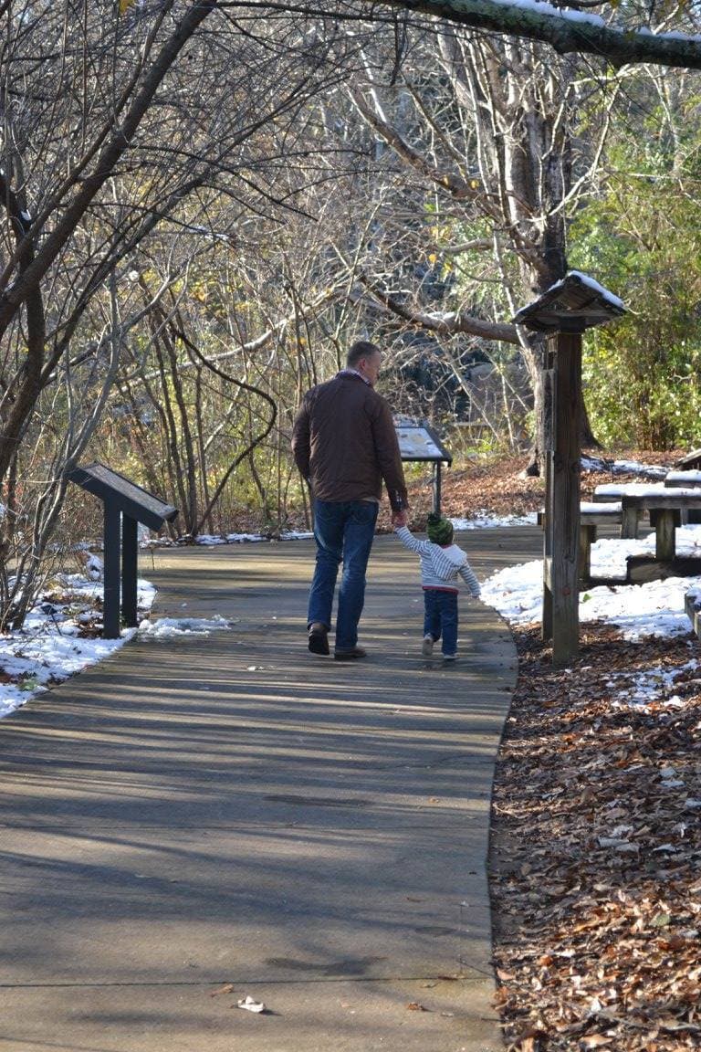 <b><a href="https://goo.gl/maps/Fbj6cPMje27Qf2Eg6">Chattahoochee Nature Center Trail (Roswell)</a></b>. La buena noticia sobre esta caminata es que no es demasiado extenuante. De hecho, este es el tipo de sendero que puedes caminar a un ritmo pausado, simplemente para disfrutar respirando el aire fresco y haciendo el ejercicio que tanto necesitas. Si desea llevar a los niños de excursión de invierno en Georgia, este es ideal.
<br>
<br>
<b><a href="https://goo.gl/maps/BGQzVTVSVkARttUY7">Cómo llegar</a></b>