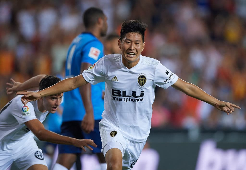 Kangin Lee. Valencia. Una de las revelaciones sorpresa de La Liga.