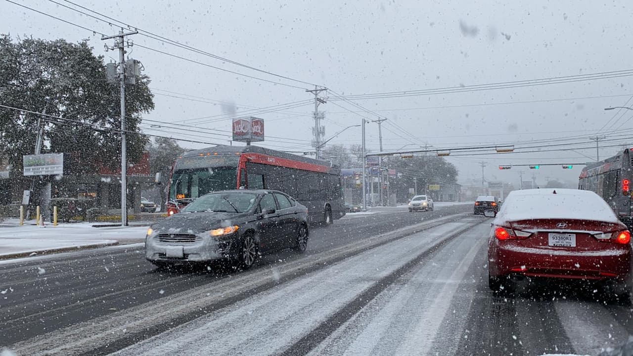 “De media a 3 pulgadas de nieve”: Lo que se espera para el centro de Texas con el frío del Ártico
