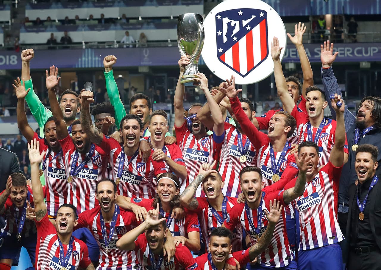 Atlético de Madrid se coronó campeón de la Supercopa de Europa y el técnico argentino Diego Simeone obtuvo así su séptimo título con el equipo rojiblanco.