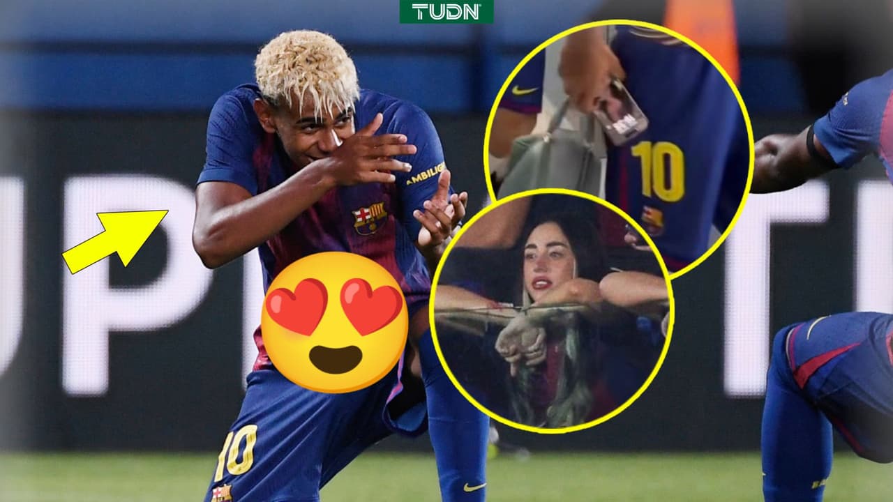 ¿Lamine Yamal y Nicki Nicole son novios? El gesto de ambos en pleno juego