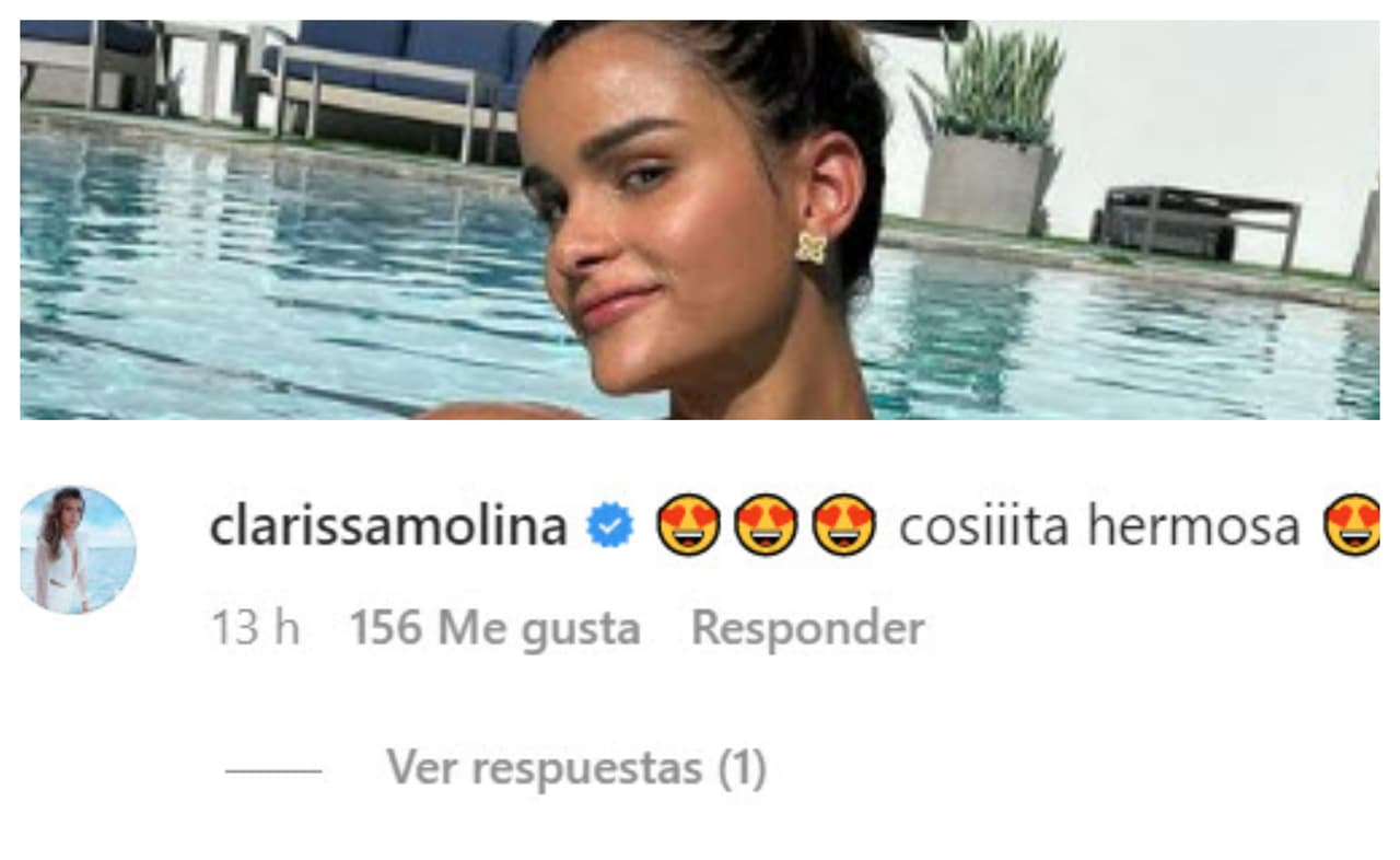 "Cosita hermosa", escribió emocionada Clarissa Molina al ver que Gennaro acompañó a su papá y mamá al viaje.