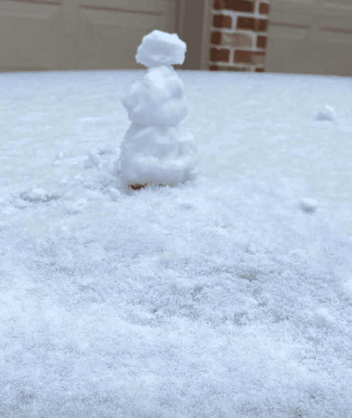 El norte de Texas vive la primera nevada del año