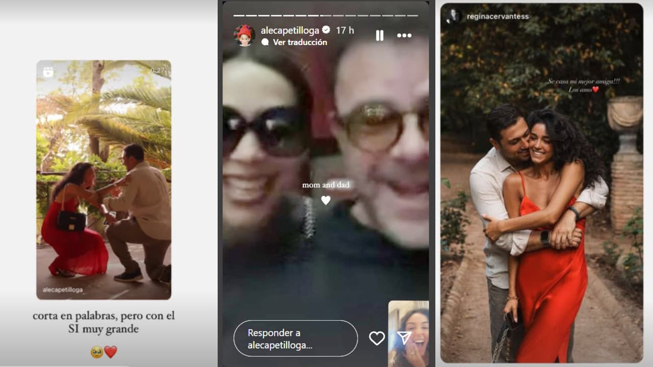 Alejandra Capetillo compartió la reacción de sus famosos padres tras compartirles la noticia.