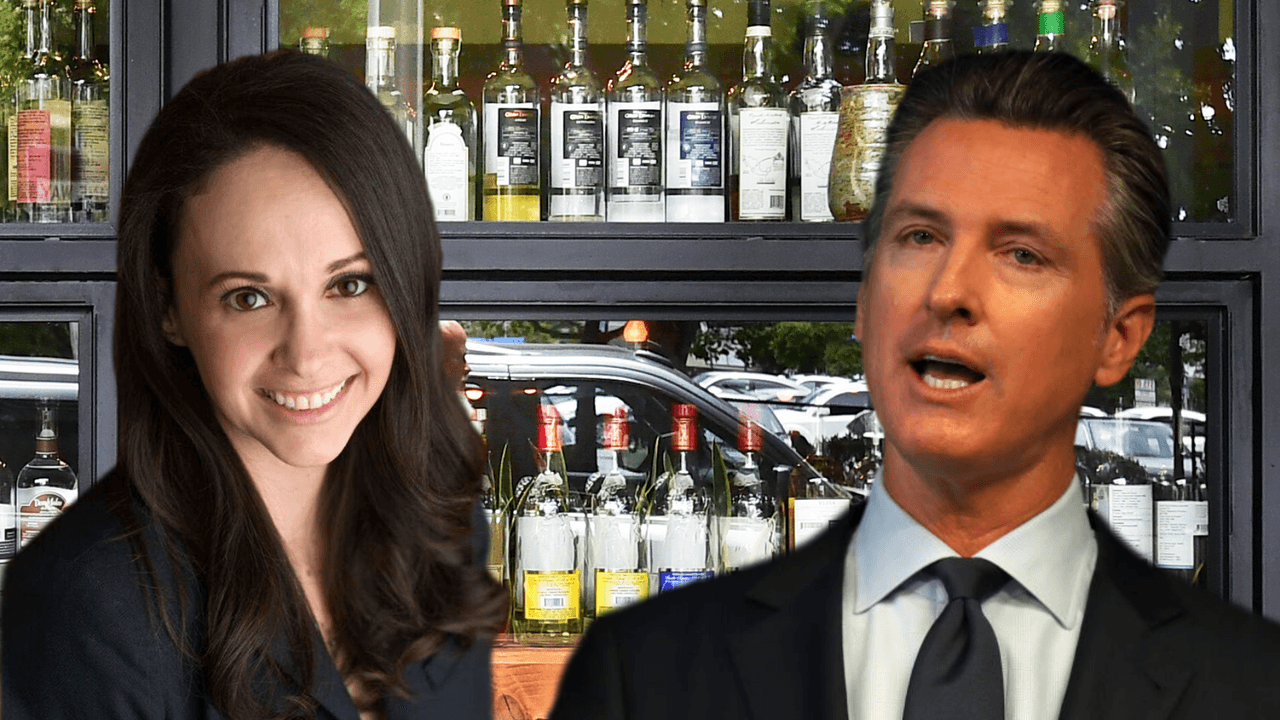 Por los nuevos cierres a negocios, el Partido Republicano de California protesta contra Newsom