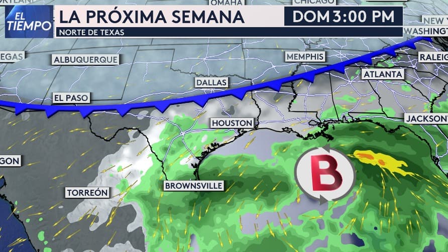 El primer frente frío de octubre en el norte de Texas trae condiciones secas,
<b>se espera que el sistema avance hacia el sur.</b>