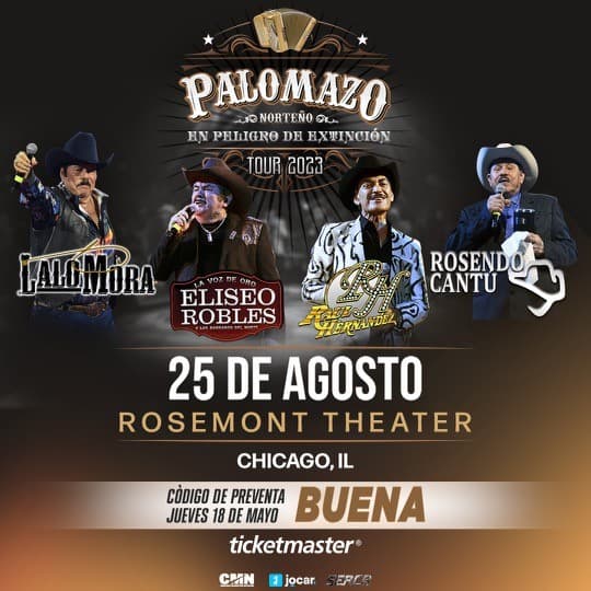 Llega el Palomazo Norteño y Que Buena te invita