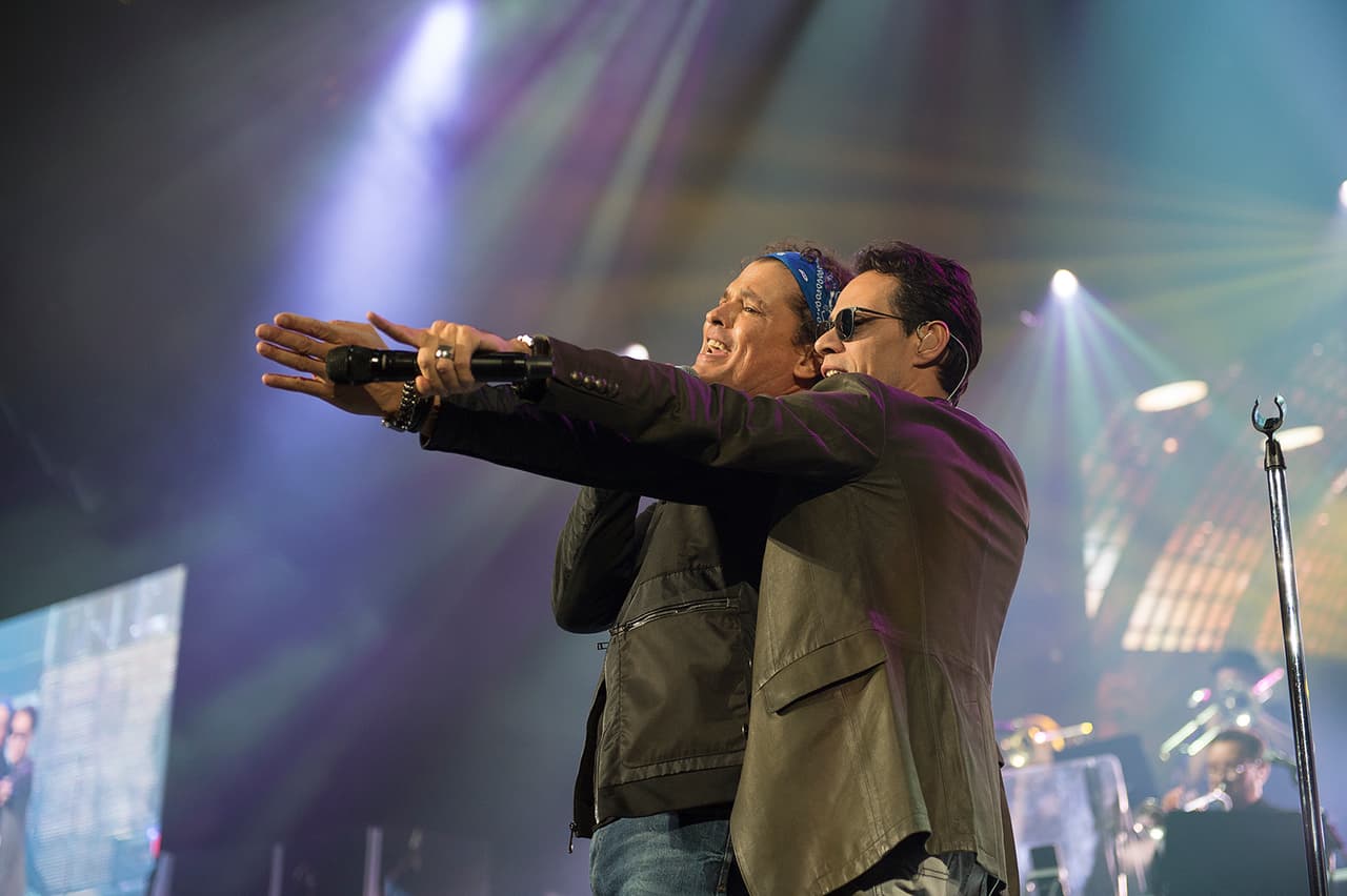 La gira de Unido2 llegó la ciudad de los vientos. MIra las imágenes de este conciertazo de Marc Anthony y Carlos Vives.