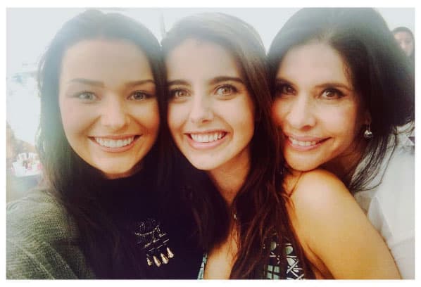 Irina y Michelle interpretaron a las hermanas Montenegro en "Pasión y Poder", por eso escribió en sus redes sociales: "Petra y sus niñas 💚🌸#PasionYPoder #DespedidaMich".