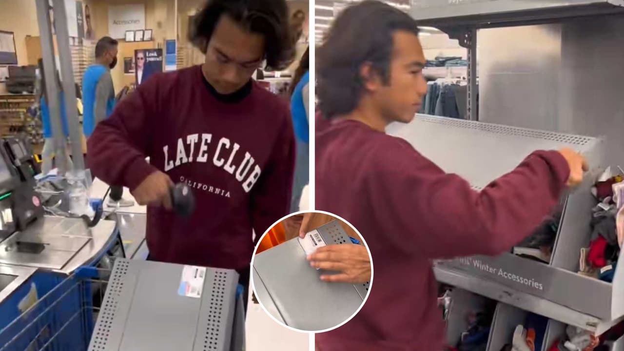 TikToker compra estante de supermercado que no estaba en venta: método divide opiniones