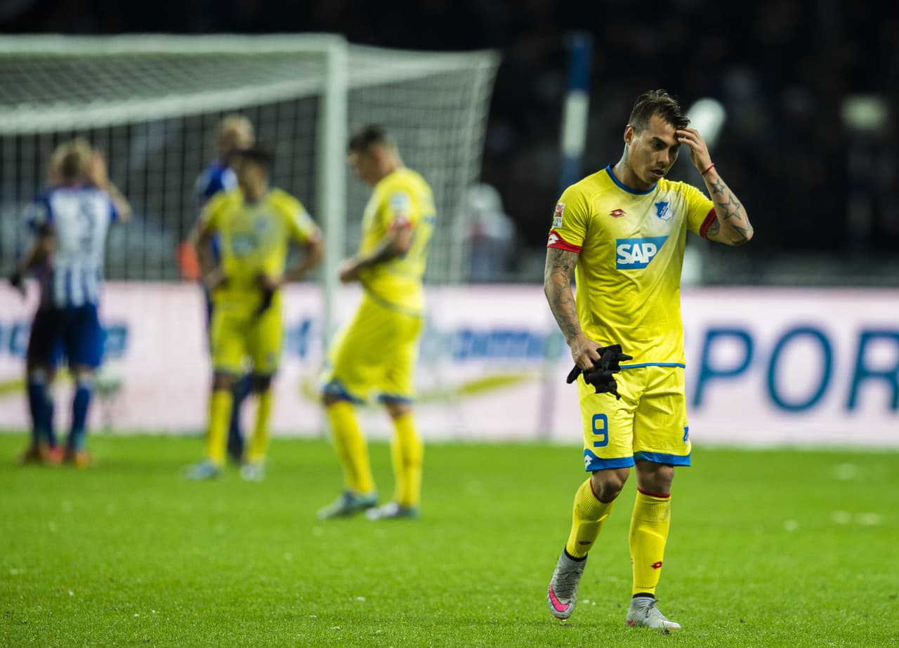 A pesar de sus expectativas, en Hoffenheim el chileno apenas marcó dos goles durante su estancia en la Bundesliga.