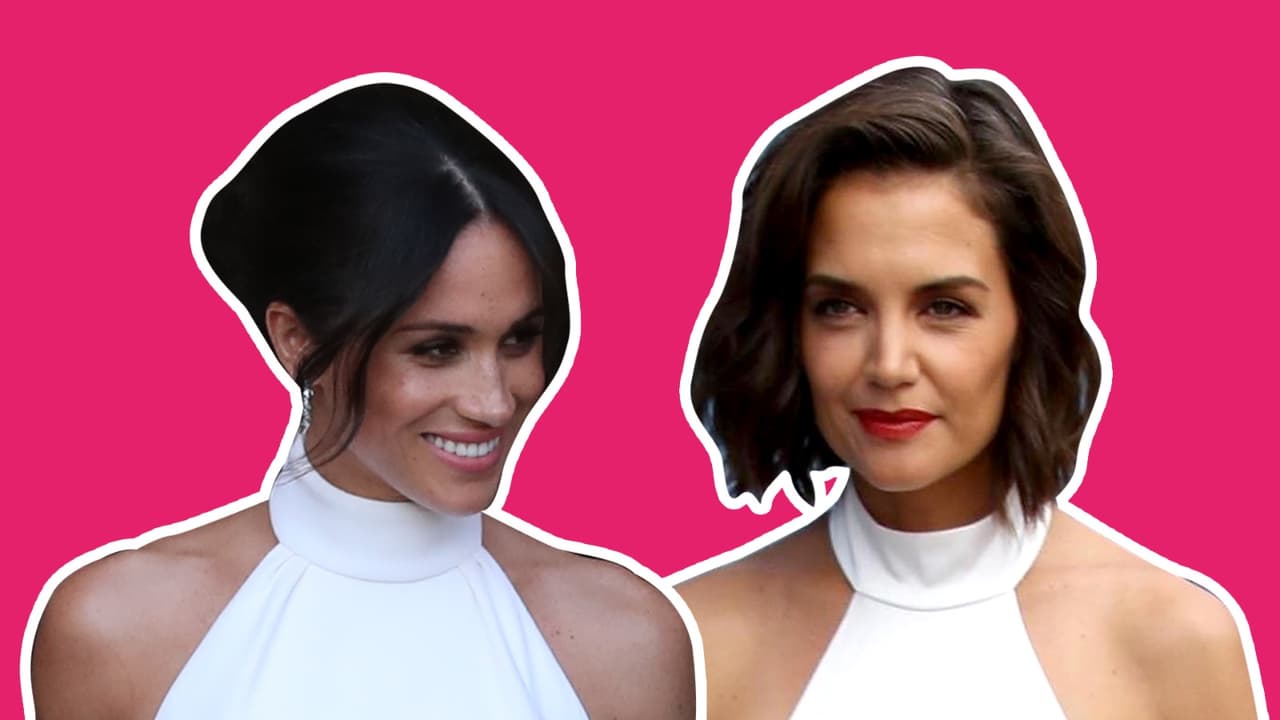 Lo sentimos Katie Holmes: este vestido blanco le queda mejor a Meghan
