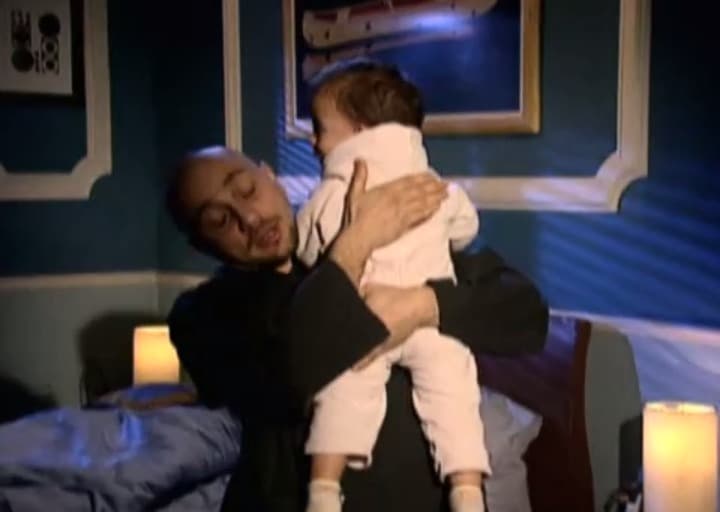 5. Luisito, interpretado por el bebé Ian Rubio de la Cerda