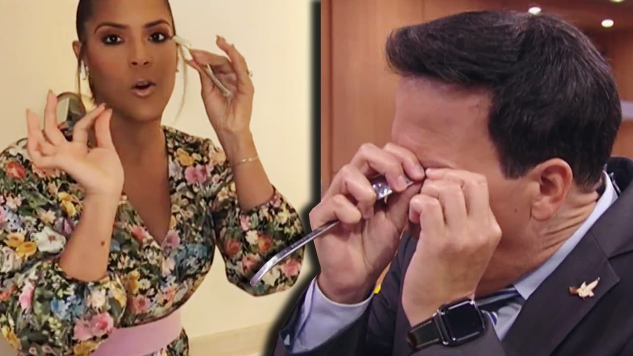 Raúl se emocionó de más e intentó un 
<a href="https://www.univision.com/shows/despierta-america/problemas-tecnicos-y-un-ojo-lastimado-a-raul-no-le-fue-tan-bien-al-intentar-rizarse-las-pestanas-como-francisca-video">truco para las pestañas con una cuchara</a>, pero algo salió mal y acabó lastimado.