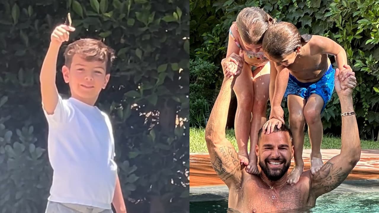 El hijo menor de Ricky Martín sorprende con lo grande y bien parecido que es