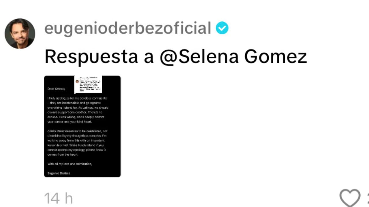 Eugenio Derbez respondió así y de manera directa a Selena Gómez desde la cuenta de TikTok de El Viboreo.