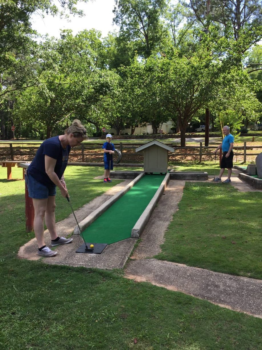 Los visitantes del parque pueden disfrutar paseando por Sandy Creek y navegando en bote por el lago McIntosh, llamado así por el jefe de Creek William McIntosh, quien firmó un tratado ilegal traspasando tierras indígenas a Georgia en 1825. También se puede pescar, jugar golf en miniatura y hasta celebrar bodas.
