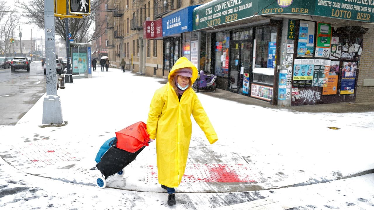 ¿Cuánta nieve se espera para el domingo en NYC? Revisa los acumulados esperados