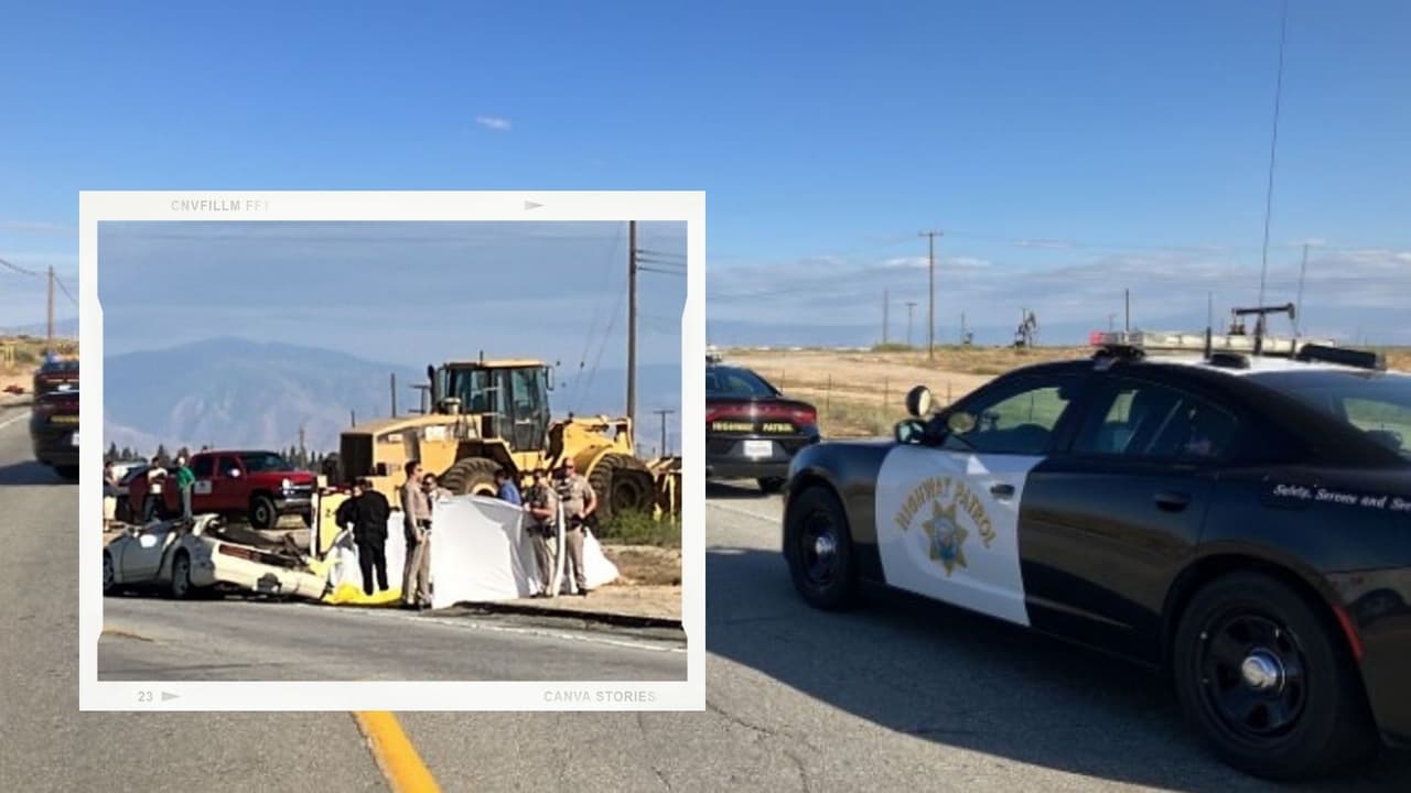 Dos niños mueren en choque contra excavadora: Un menor de 14 años manejaba el auto