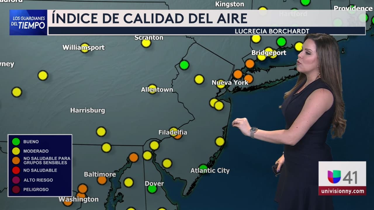 Calidad del aire mantiene índice "no saludable" en el área metropolitana de Nueva York