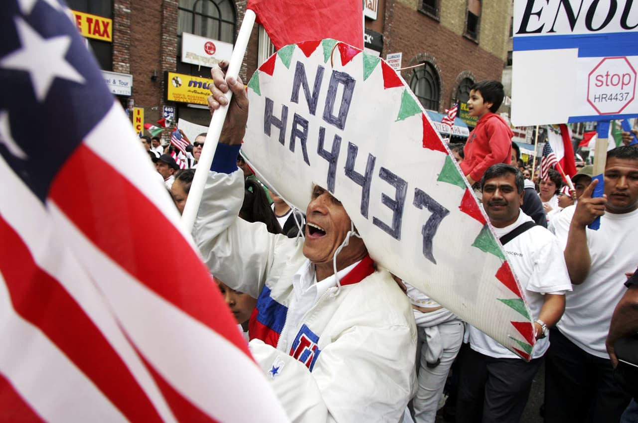 Se manifestaron en contra de la propuesta de ley HR-4437.