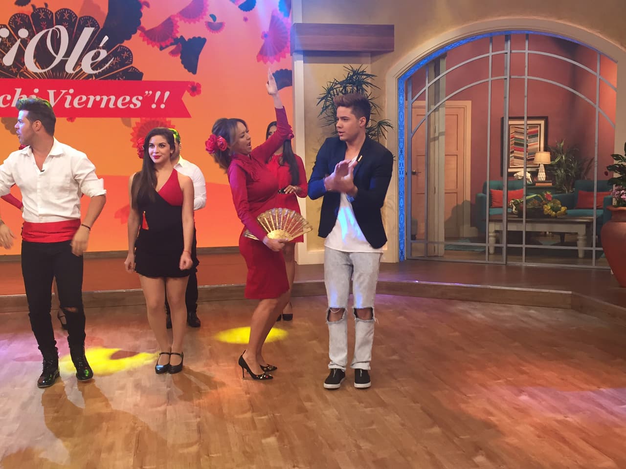 Vero le puso su estilo a las clases de baile.