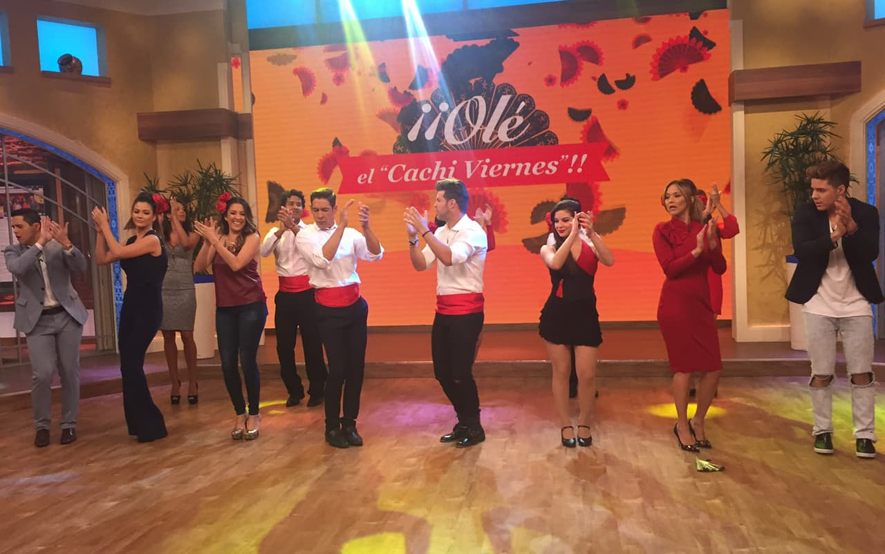 Ahora sí, llegó la hora de bailar flamenco .