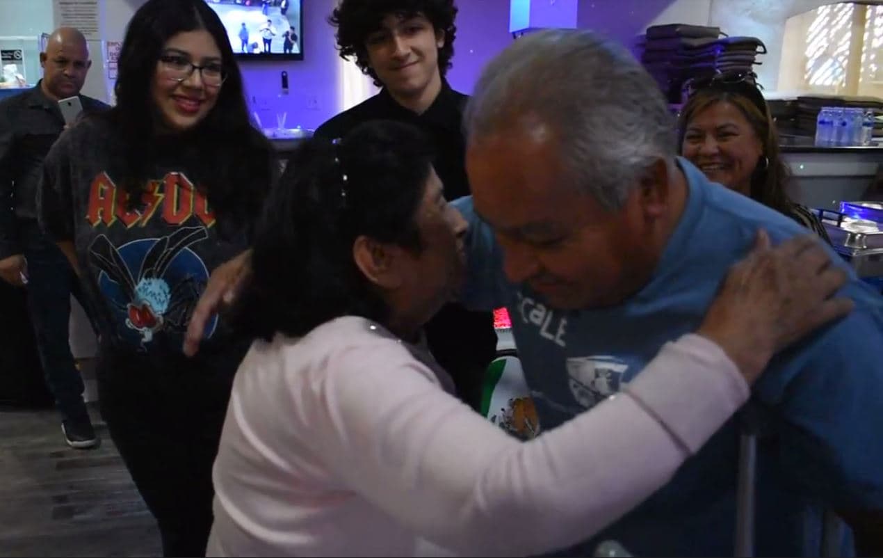 Algunos incluso conocieron a miembros de su familia que solo habían visto a través de medios electrónicos.