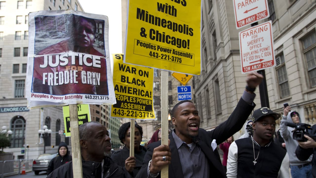 Protestas en Baltimore tras la anulación del juicio del caso Freddie Gray