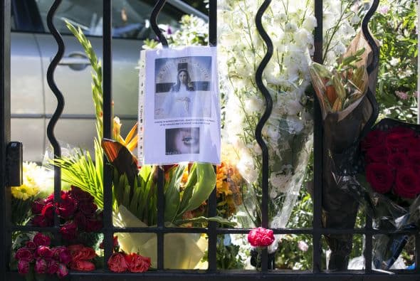 Aquí también se hacían presentes los mensajes de consuelo.