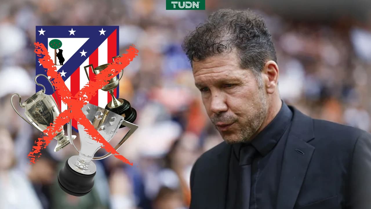 Cinco años sin gloria y un futuro que empieza a llenarse de dudas con Diego Simeone