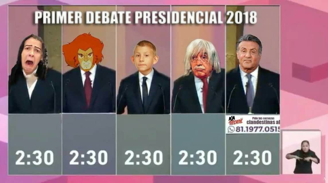 Cómo olvidar ese primer debate presidencial.