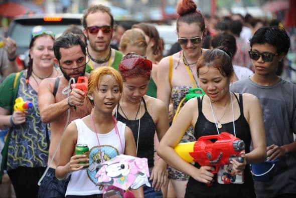 Chicos y grandes participan.