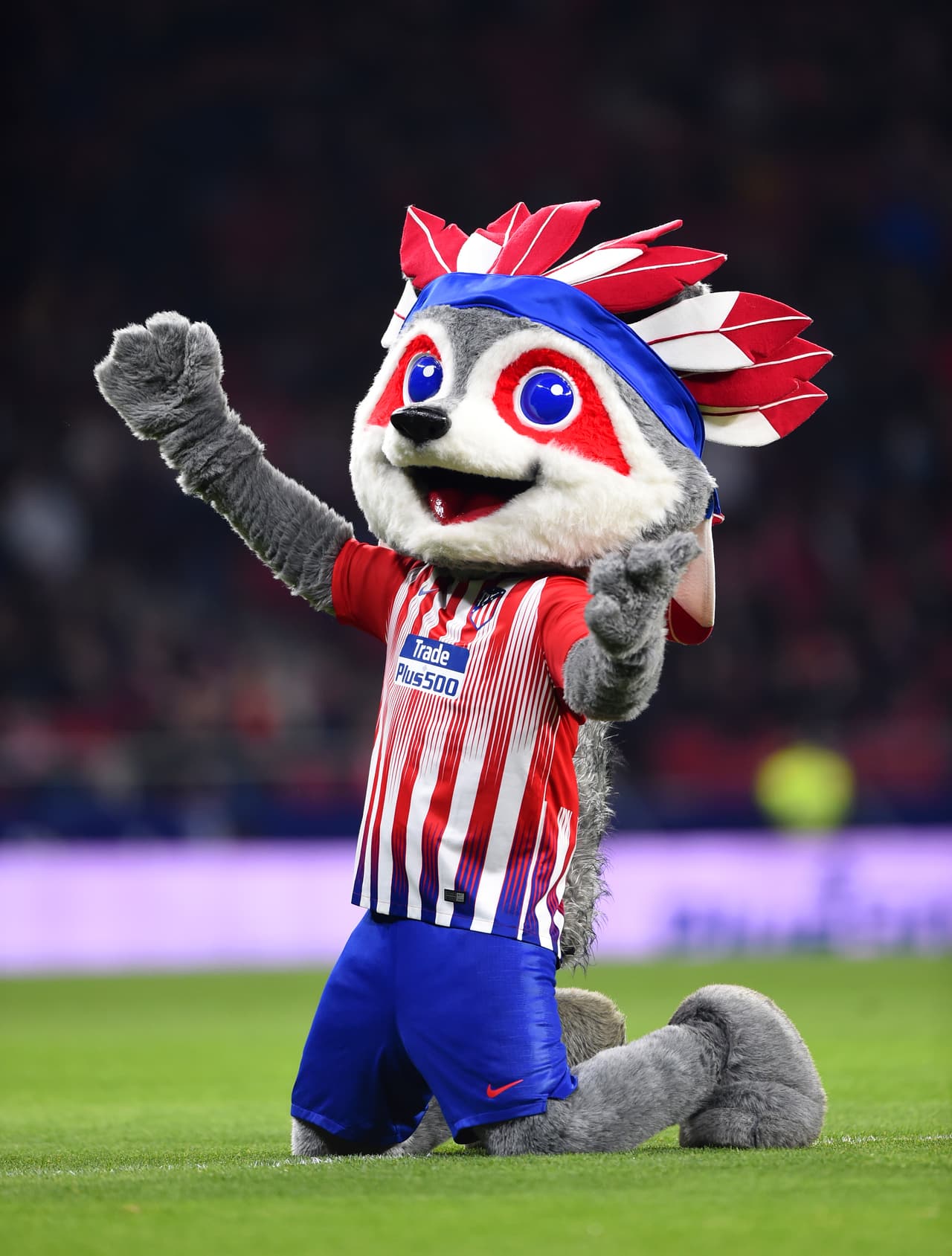 El ambiente era muy bueno en el estadio de los rojiblancos.