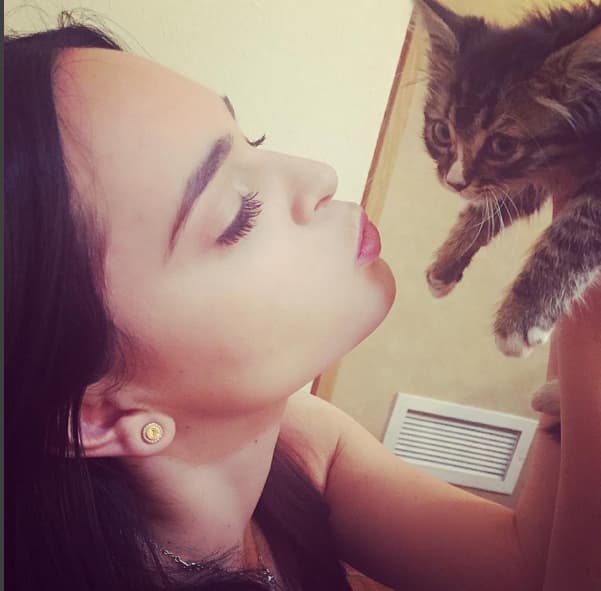 ¡Besito de piquito de Fabiola Guajardo!