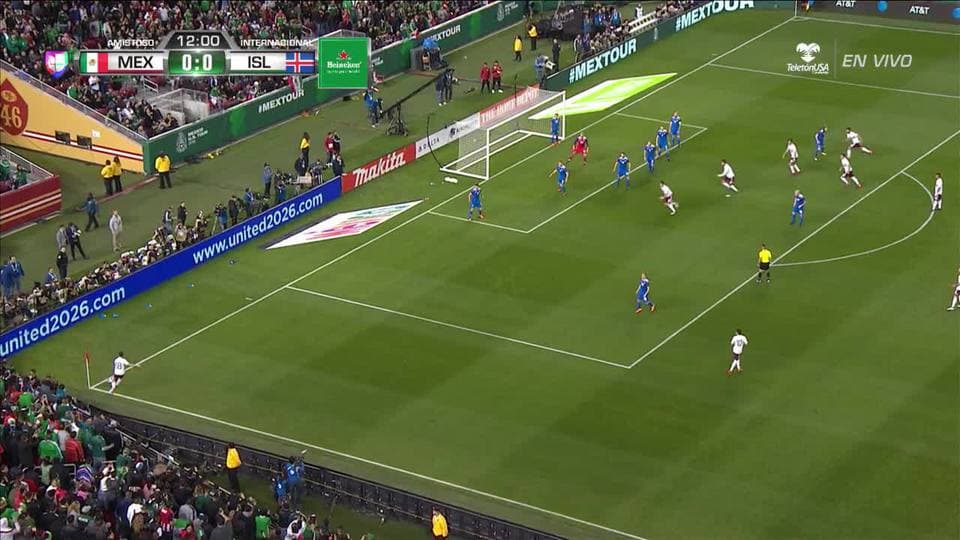 Tiro de esquina para Mexico