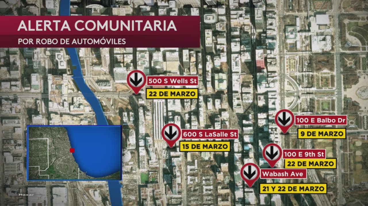 Aumentan los robos de autos en Chicago; autoridades emiten alerta comunitaria para extremar precauciones
