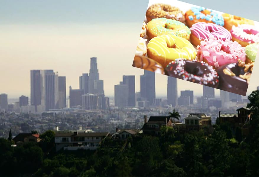 <b>Los Ángeles es la capital de las donuts del país. </b>De acuerdo a la publicación National Geographic, hay más de 1500 negocios independientes de donas ofreciendo diferentes variedades, tipos y sabores.